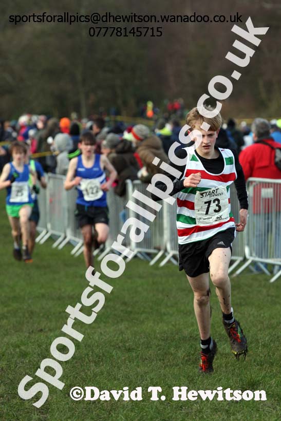 Boys under-15 Northern Cross Country Champs., Witton Park, Blackburn. Photo: David T. Hewitson/Sports for All Pics